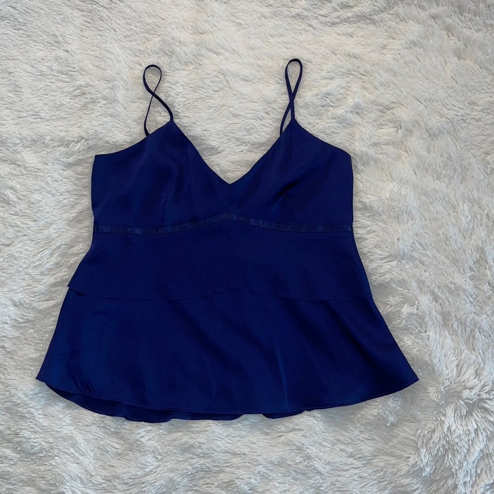 Banana Republic - Royal Blue Layered Strappy Camisole (Size 0P)